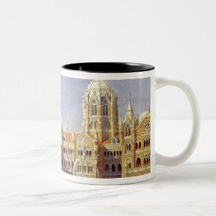 Caneca De Café Em Dois Tons O grande término Peninsular indiano britânico de