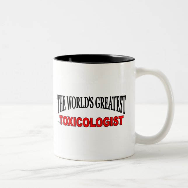 Caneca De Café Em Dois Tons O grande toxicólogo do mundo (Direita)