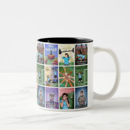 Caneca De Café Em Dois Tons O Grupo Lobos Mug