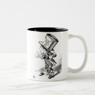 Caneca De Café Em Dois Tons O Hatter louco