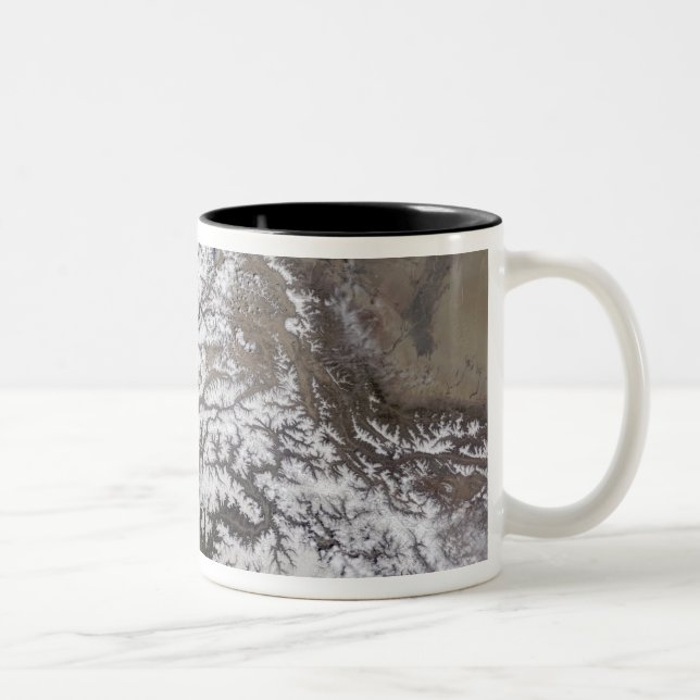 Caneca De Café Em Dois Tons O Hindu Kush (Direita)
