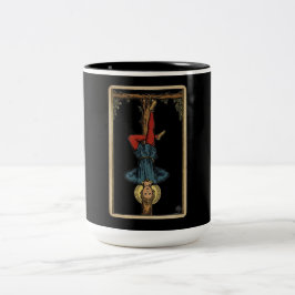 Caneca De Café Em Dois Tons O Homem Enforcado Tarot