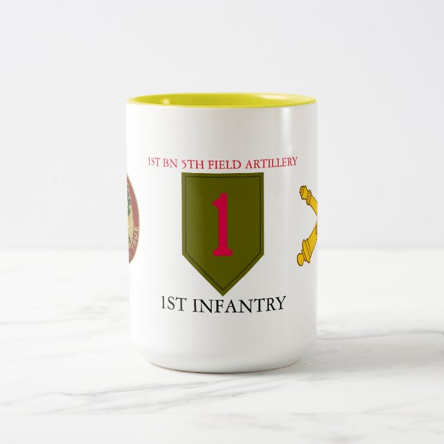 Caneca De Café Em Dois Tons ø INFANTARIA da ARTILHARIA DE EXÉRCITO DE CAMPANHA (Centro)