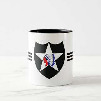 Caneca De Café Em Dois Tons ò Infantaria Div. - Exército