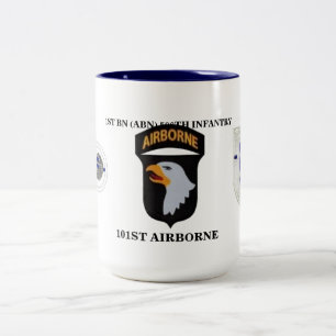 Caneca De Café Em Dois Tons ø INFANTARIA dos BN a 506TH AGRIDE
