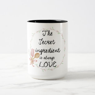 Caneca De Café Em Dois Tons O Ingrediente Secreto É Sempre Amor