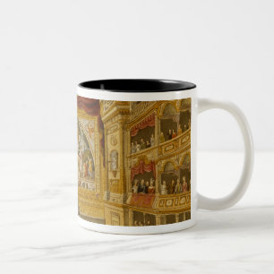 Caneca De Café Em Dois Tons O interior do teatro real em Dresden