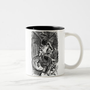 Caneca De Café Em Dois Tons O Jabberwocky