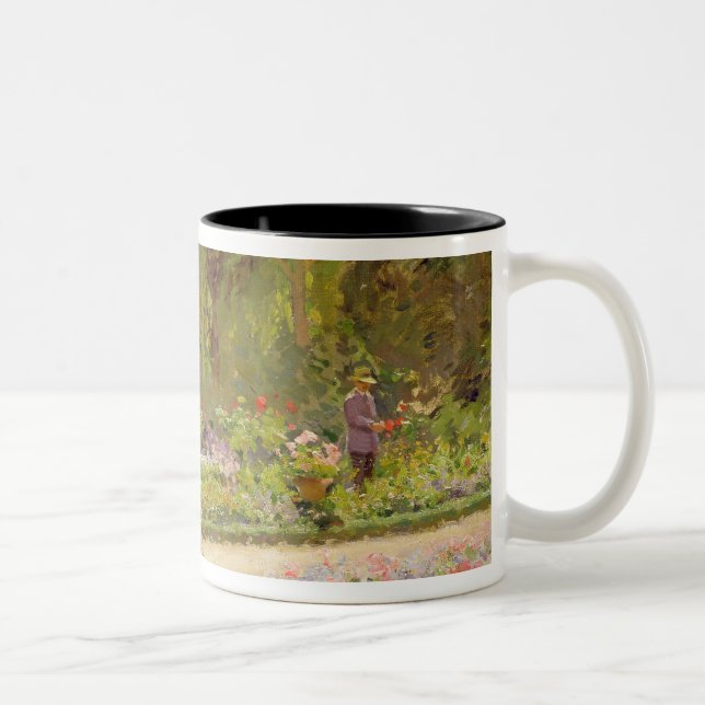 Caneca De Café Em Dois Tons O jardim do Horticulturalist (Direita)