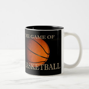 Caneca De Café Em Dois Tons O Jogo do Basquete