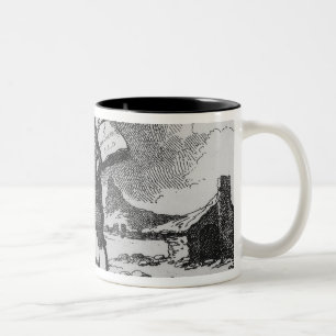 Caneca De Café Em Dois Tons O journalista