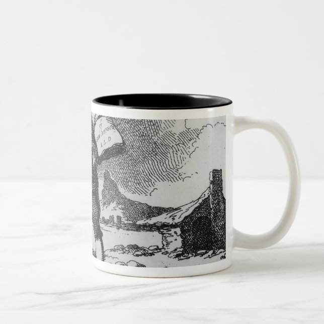 Caneca De Café Em Dois Tons O journalista (Direita)