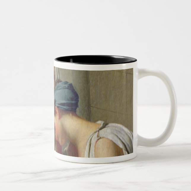 Caneca De Café Em Dois Tons O juramento de Horatii, 1784 (Direita)