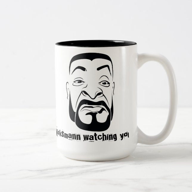 Caneca De Café Em Dois Tons O Koksmann A Observar-Te! (Direita)