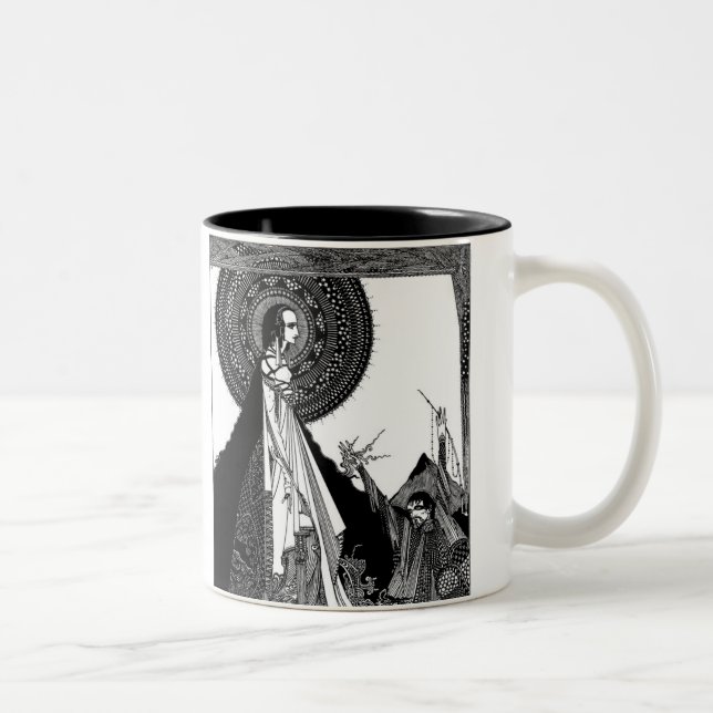 Caneca De Café Em Dois Tons O Ligeia de Edgar Allan Poe (Direita)