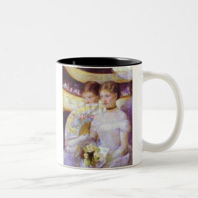 Caneca De Café Em Dois Tons O Loge, Mary Cassatt (Direita)