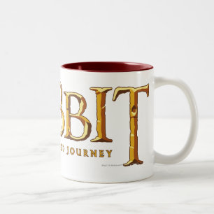 Caneca De Café Em Dois Tons O logotipo de hobbit é Dourado