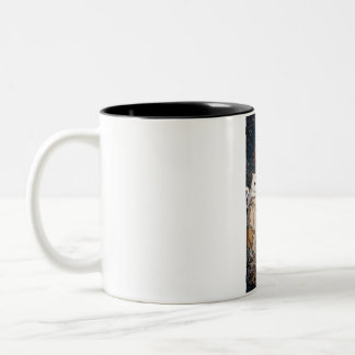 Caneca De Café Em Dois Tons O Louco Tarot Gótico Arte Anime — Pip Wren e Gho