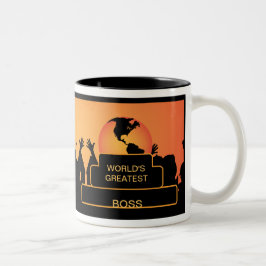 Caneca De Café Em Dois Tons O maior Mug do Mundo Aplausos