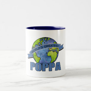 Caneca De Café Em Dois Tons O maior Papa do mundo