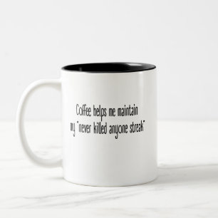 Caneca De Café Em Dois Tons O mais que você sabe: Café