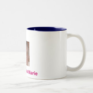 Caneca De Café Em Dois Tons o marie, Richard ama Marie