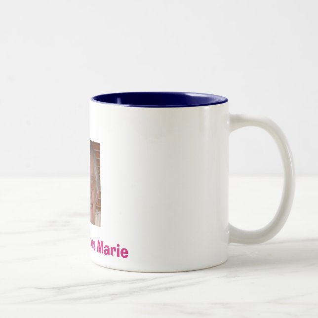Caneca De Café Em Dois Tons o marie, Richard ama Marie (Direita)