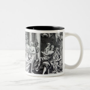 Caneca De Café Em Dois Tons O maskquerade diabólico