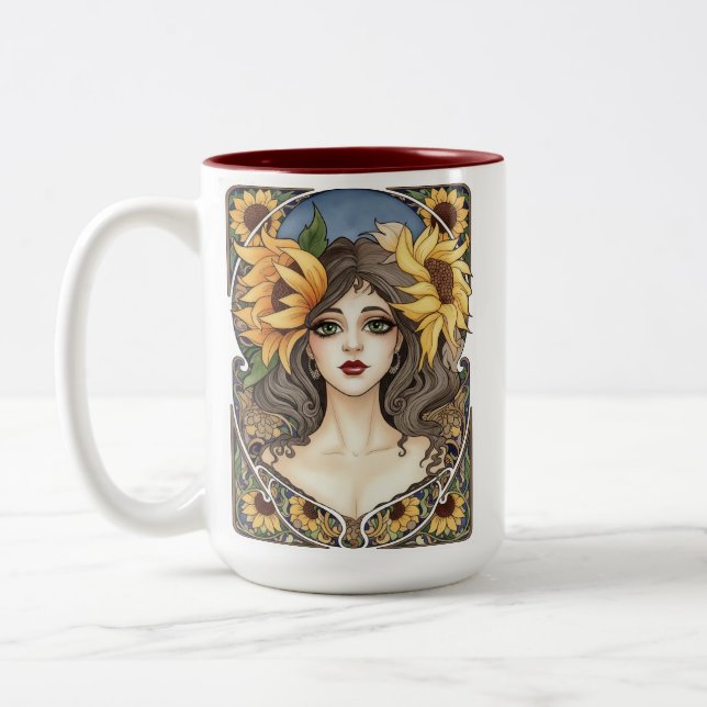 Caneca De Café Em Dois Tons O Médium (Esquerda)