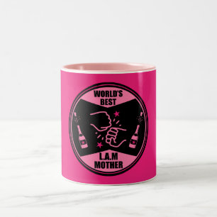 Caneca De Café Em Dois Tons O melhor do mundo é uma mãe