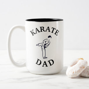 Caneca De Café Em Dois Tons O melhor do "PAI KARATÉ" nunca!  Dia dos pais