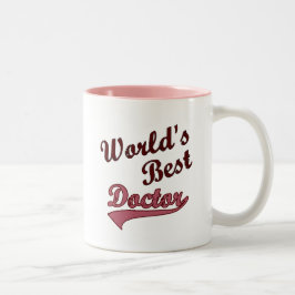 Caneca De Café Em Dois Tons O melhor doutor do mundo