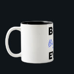 Caneca De Café Em Dois Tons O melhor Namorado de sempre preto<br><div class="desc">Melhor Namorado de design. Esta é uma pequena citação romântica que é excelente como presente para namorado. Também adequado como presente de namorado geral para Amar para Aniversário,  Aniversário,  Natal ou Dia de os namorados.</div>