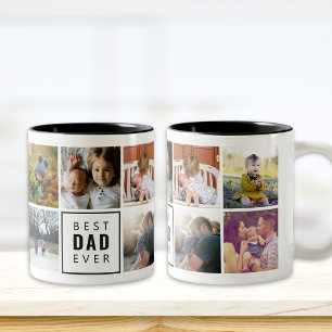 Caneca De Café Em Dois Tons O Melhor PAI De Mug Personalizado De Fotografias