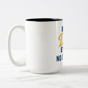 Caneca De Café Em Dois Tons O melhor Pai de sempre - Sem presentes no debate