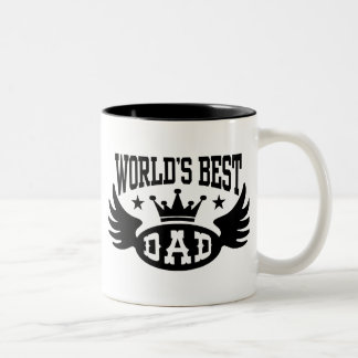 Caneca De Café Em Dois Tons O melhor Pai do mundo