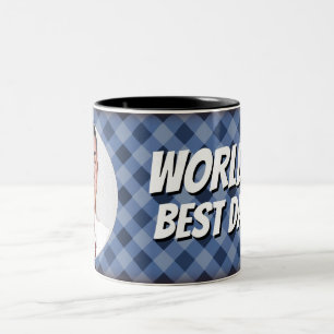 Caneca De Café Em Dois Tons O melhor Pai do mundo