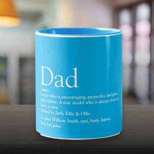 Caneca De Café Em Dois Tons O melhor Pai do mundo - o céu azul definição pai