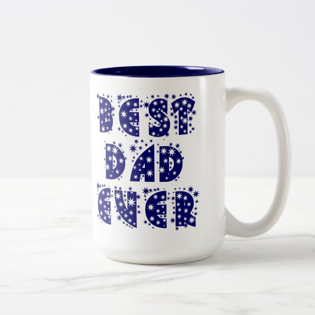 CANECA DE CAFÉ EM DOIS TONS O MELHOR PAI NUNCA (Direita)