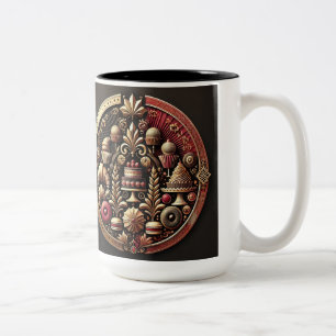 Caneca De Café Em Dois Tons O Melhor Presente para Artistas de Massa e Bolo