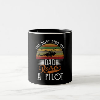 Caneca De Café Em Dois Tons O Melhor Rei Do Pai Levanta Um Piloto
