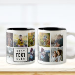 Caneca De Café Em Dois Tons O Melhor "Seu Texto Aqui", Já Personalizado Mug De<br><div class="desc">Personalize esta caneca e dê-a como presente!</div>