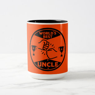 Caneca De Café Em Dois Tons O melhor tio do mundo
