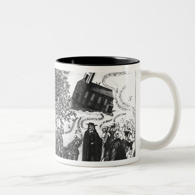 Caneca De Café Em Dois Tons O memorial de Inglaterra (Direita)