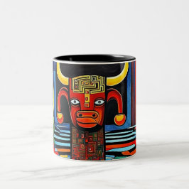 Caneca De Café Em Dois Tons O Minotauro espera