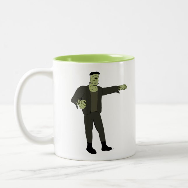 Caneca De Café Em Dois Tons O monstro (Esquerda)