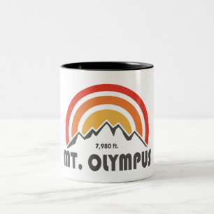 Caneca De Café Em Dois Tons O Monte Olimpo