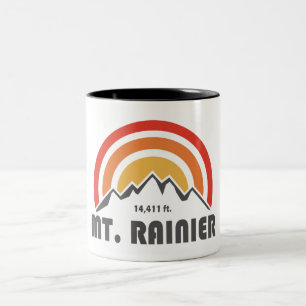 Caneca De Café Em Dois Tons O Monte Rainier