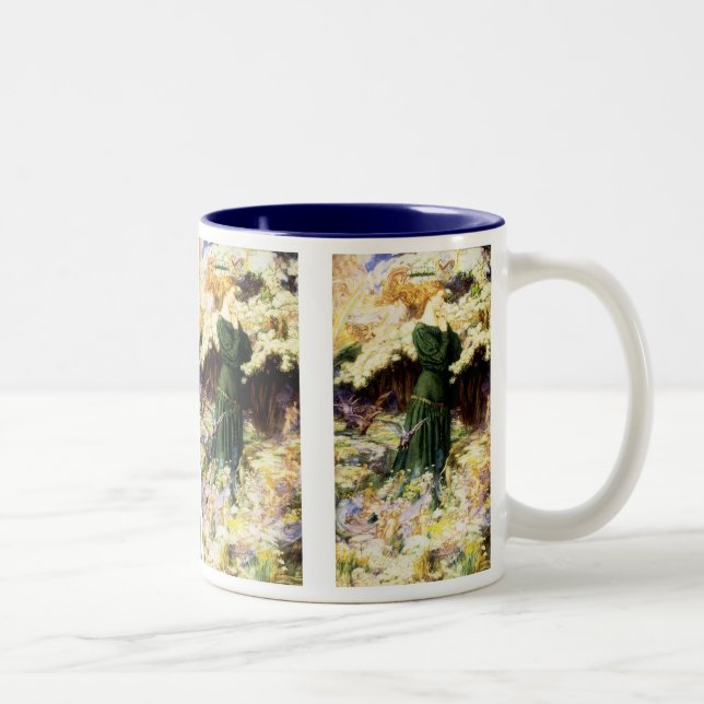 Caneca De Café Em Dois Tons O Mundo do Lover (Direita)
