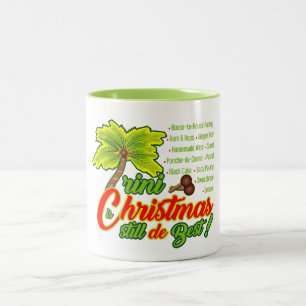 Caneca De Café Em Dois Tons O Natal Trini Verde ainda é o melhor